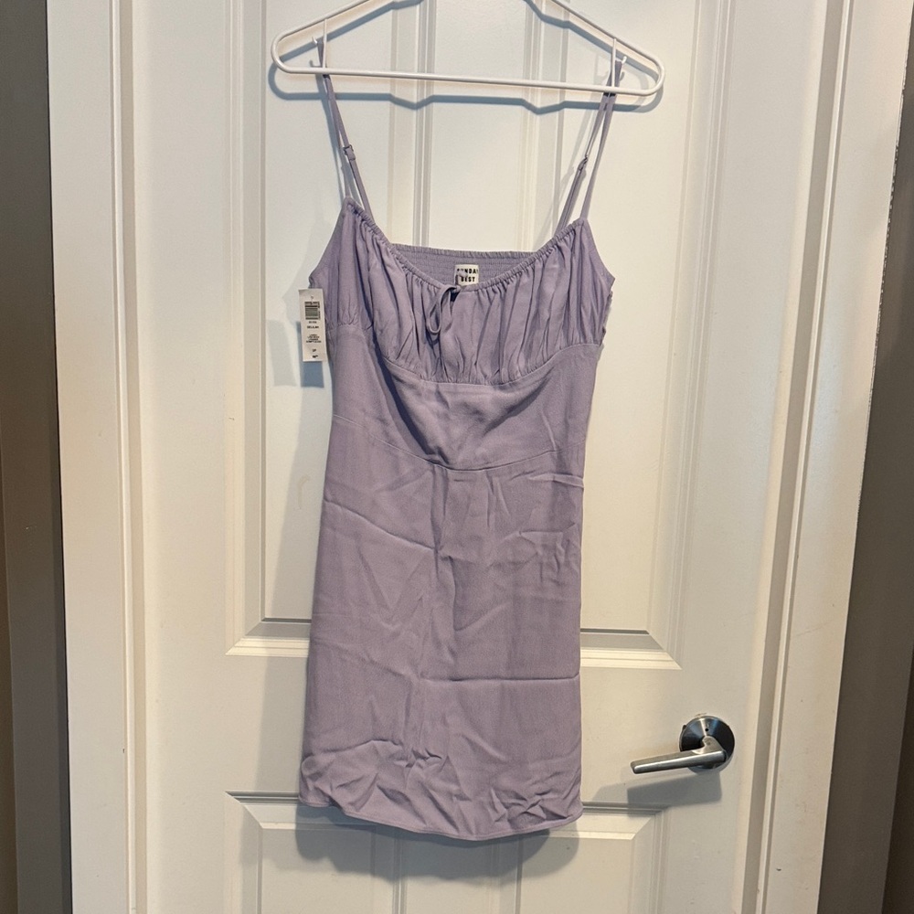Sunday Best Lilac Spaghetti Strap Dress